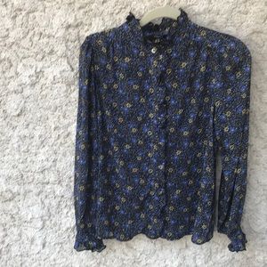 NWT Floral Blouse size M